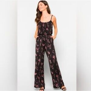 Kaileigh Adalia Knit Floral Jumpsuit • XL